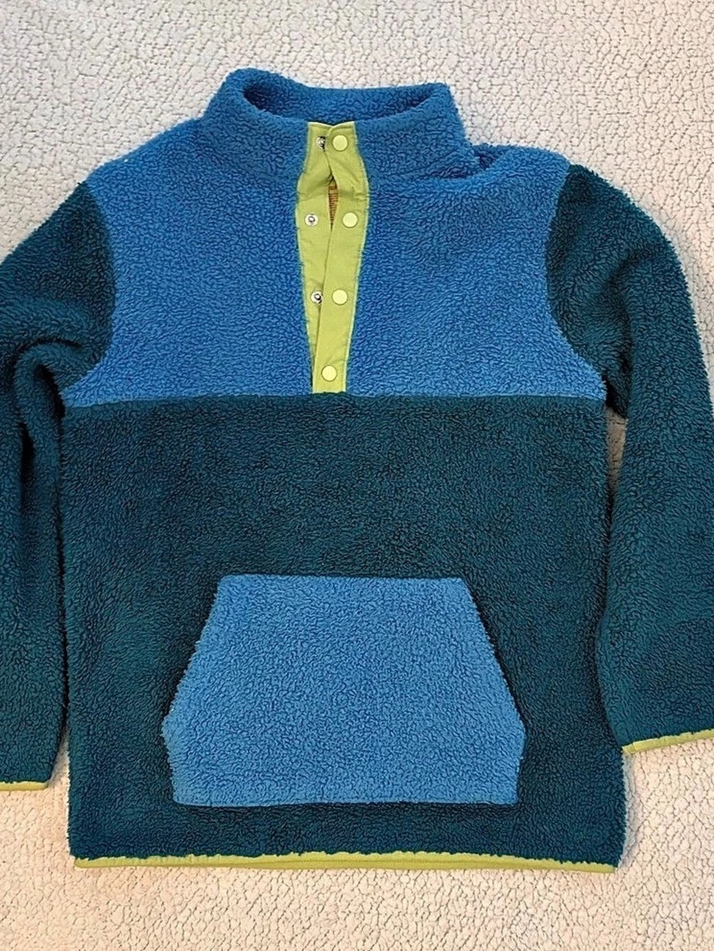 Snap-T Pullover Color Block Fleece
